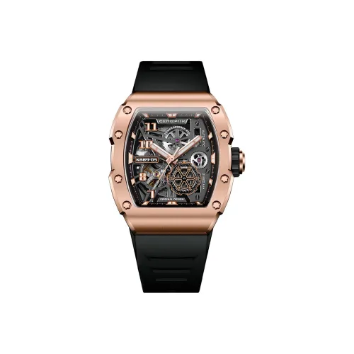 CERIEPON Механические Мужские Часы 49мм*41,8мм*13мм Золото