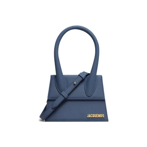 Jacquemus Сумка через плечо из коровьей кожи сумка среднего размера женская синяя