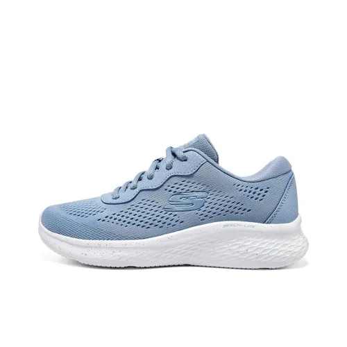 Skechers Skech Lite Pro Светлый Chip Low Top Повседневная обувь Женская Синяя Белая