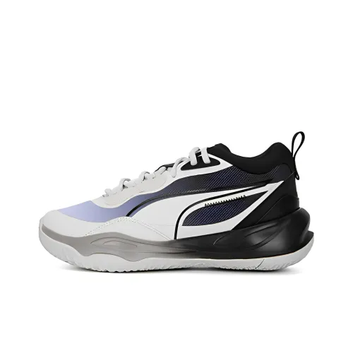 PUMA Playmaker Fade Low Топ Кэжуал Унисекс Черный Белый