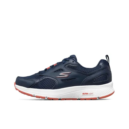 Skechers Go Run Consistent Low Топ Беговые кроссовки Женские Черный Красный
