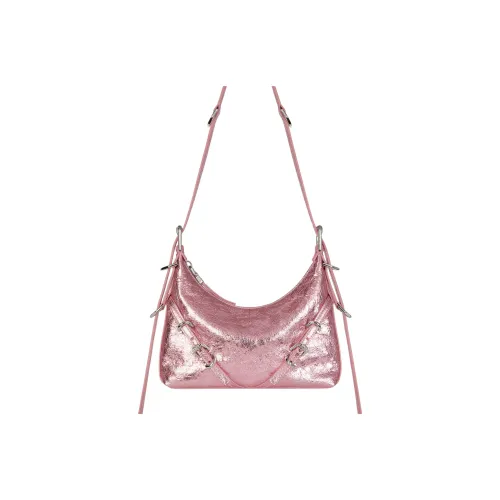 Givenchy Voyou Lambskin Portable Crossbody Bag Shoulder Bag Women's Silk Pink