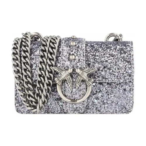 PINKO Swallow Сумка Сумка через плечо Женская Серебряная