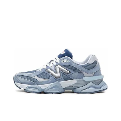 New Balance NB 9060 Устойчивый к истиранию Дышащий Низкий Верх Casual Унисекс Синий Белый