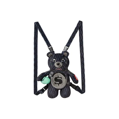 SPRAYGROUND Плюшевый рюкзак маленький унисекс темно-серый