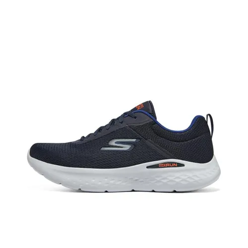 Skechers Go Run Lite Low Топ Беговые кроссовки Мужской Морской синий