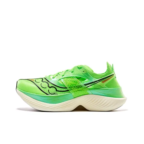 Saucony Endorphin Elite Wing Беговые кроссовки Низкий Топ Зеленый Женский