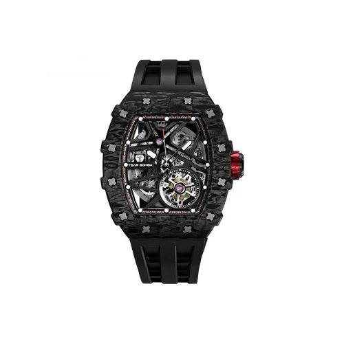 TSAR BOMBA Aurora Механические часы Мужские часы с открытым механизмом и циферблатом