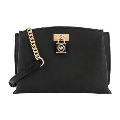 MICHAEL KORS MK Ruby Saffiano Кожа Сумка через плечо Средний Женский Черный