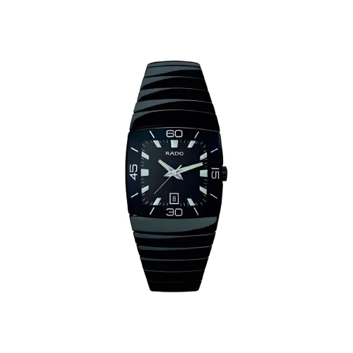 RADO Автоматический Механический Часы Мужские 34*30 мм Черный Циферблат Керамика Корпус Керамика Ремешок