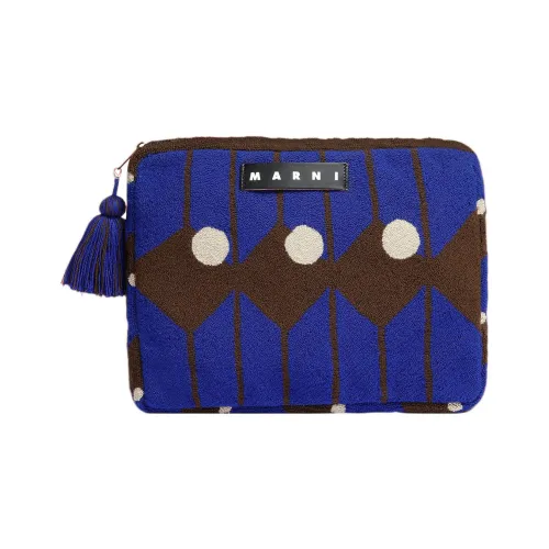 MARNI Шерсть Ноутбук Сумка Клатч Унисекс Синий