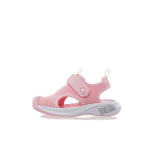 LINING YOUNG Дышащие детские сандалии светло-розовые для детей 3-7 лет