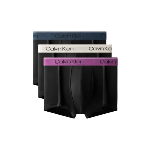 Calvin Klein Боксеры Мужские 3 упаковки Космический Черный