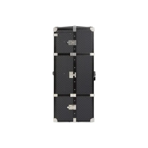 GUCCI Canvas с кожаными вставками чемодан коробка для хранения женская черный