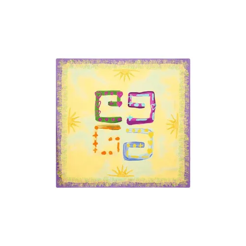 Givenchy Шелковые шарфы Желтого цвета Унисекс