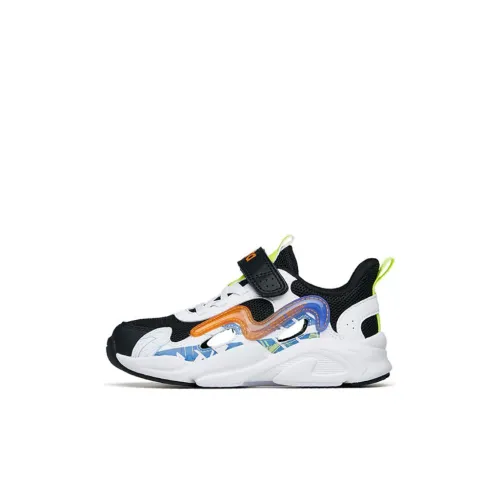 ANTA Спортивные сандалии черно-белые оранжевые для детей 3-7 лет