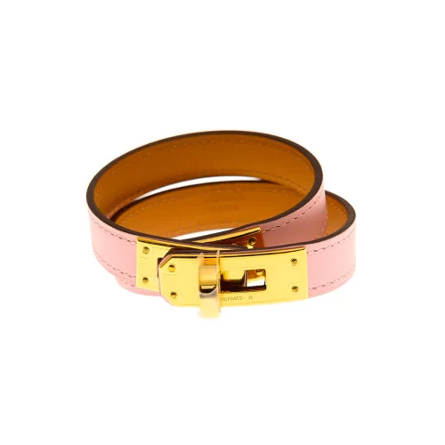 HERMES Kelly Кожа Нарукавные повязки Розовый Женские