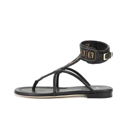 FENDI One Ремень Сандалии Женские Черный