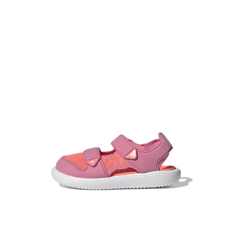 Adidas Comfort Cozy Дышащие Детские Сандалии Розовые Для Детского Садика