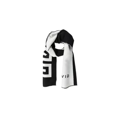 GIVENCHY Вязаные шарфы Black Unisex