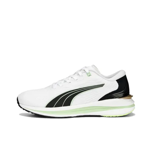 PUMA Electrify Nitro 2 противоскользящие устойчивые к истиранию низкие беговые кроссовки женские белые черные