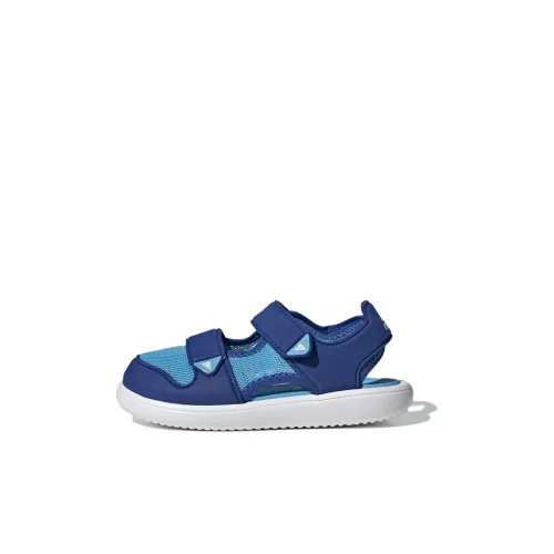 Adidas Comfort Sandals Дышащие Низкие Топы Детские Сандалии Синие Для Детей Возрастом 3-7 Лет