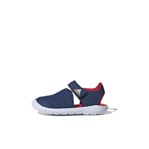 Adidas Fortaswim Полосы BP Детские Сандалии Синий Для детей от 3 до 7 лет