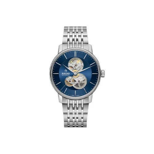 RADO Crystal Sparkle Collection Автоматический Механический Часы Мужские 41 мм Синий Циферблат