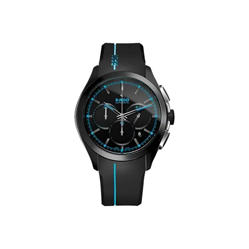 RADO Glam Slam Collection Автоматический Механический Часы Мужские 45 мм Черный Циферблат Керамические Оправа Часов