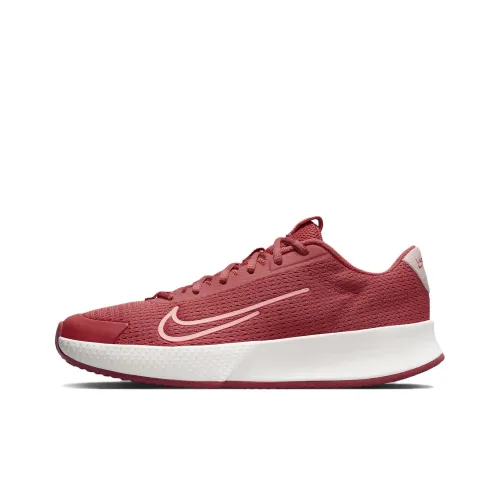 Nike Court Vapor Lite 2 Амортизаторы Shock Absorbers Противоскользящие Устойчивые к истиранию Низкий топ Кроссовки для тенниса Женские Красный