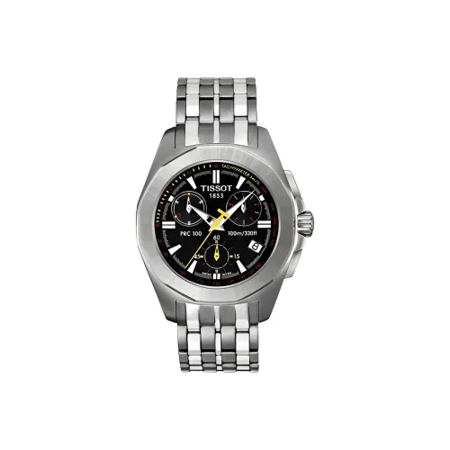 TISSOT Quartz Механизм Женские часы 28 мм Черный циферблат Корпус из нержавеющей стали Ремешок из нержавеющей стали