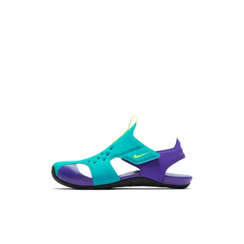 Nike Sunray Protect 2 Детские Сандалии Синий Фиолетовый Для Детей Возраст 3-7 Лет