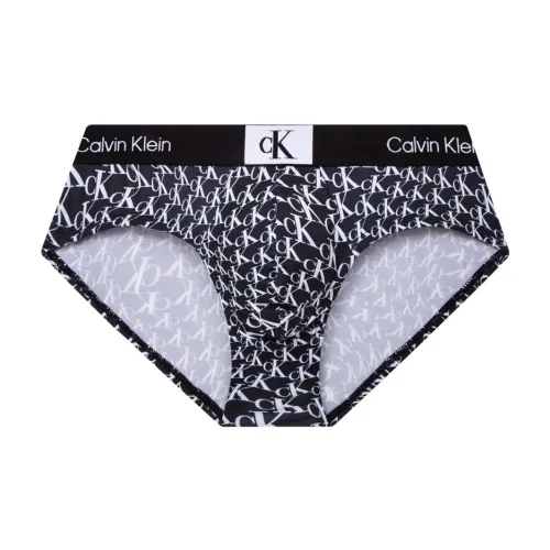 Calvin Klein CK96 series Трусы Мужские Черные с Белым Буква
