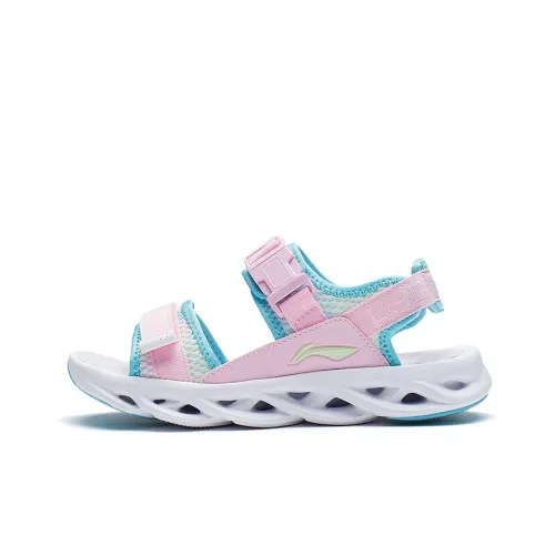 LINING YOUNG Sports Life Collection Детские Сандалии Вишневый цветок Розовый Подростки