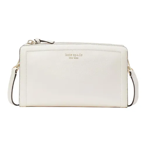 Kate Spade Knott Кожа Конверт Сумка через плечо Маленькая Женская Белая