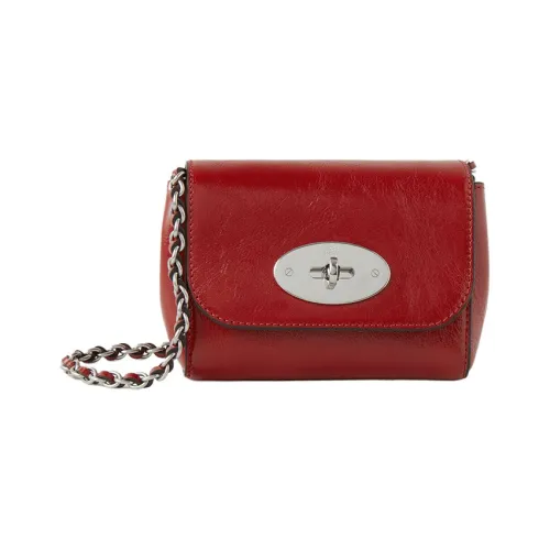 Mulberry Сумка через плечо из коровьей кожи мини-сумка женская красная