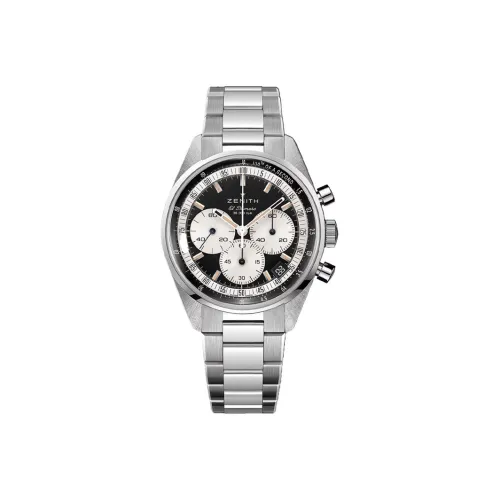 Zenith Автоматический Механический Механизм Мужские Часы Flagship Collection 38 мм Черные