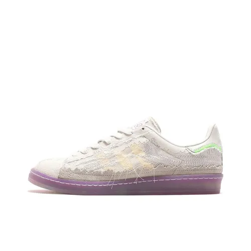 YOUTH OF PARIS x adidas originals Campus 80S Low Топ Скейтборд Кроссовки Унисекс Серый Белый