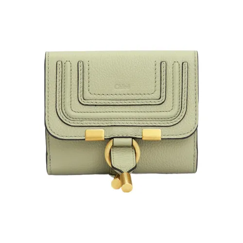 Chloe Кошелек из коровьей кожи держатель для карт кошелек для монет маленький женский светло-зеленый