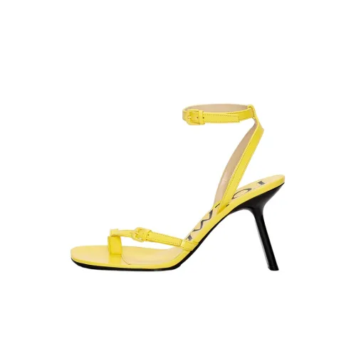 LOEWE One Ремень Сандалии Женские Желтые
