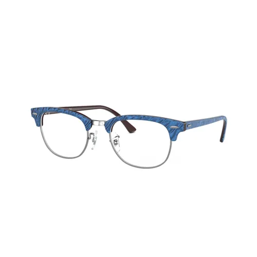 Очки RayBan с диоптриями синие унисекс