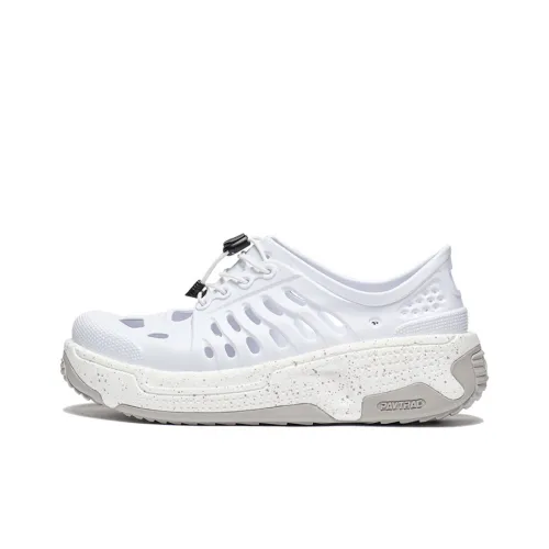 LINING Pan Gu Trek Дышащие Спортивные Сандалии Женские Стандартные Белые