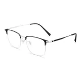 Черно‑серебряная оправа