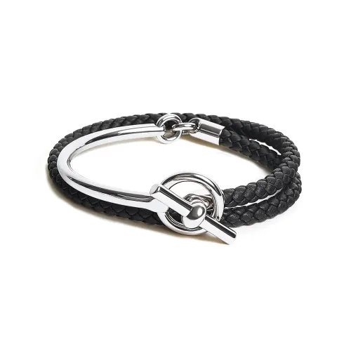 HERMES Glenan H Браслеты Черный Унисекс