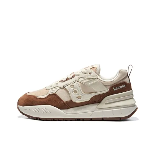 Saucony Shadow 5000 Беговые кроссовки Низкий топ Бежевый Кофейный Caffeine Унисекс