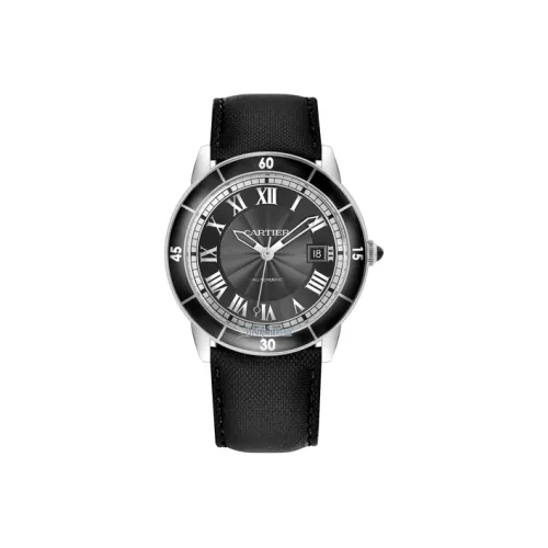 CARTIER RONDE DE Автоматический Механический Часы Мужские 42 мм Черный Циферблат