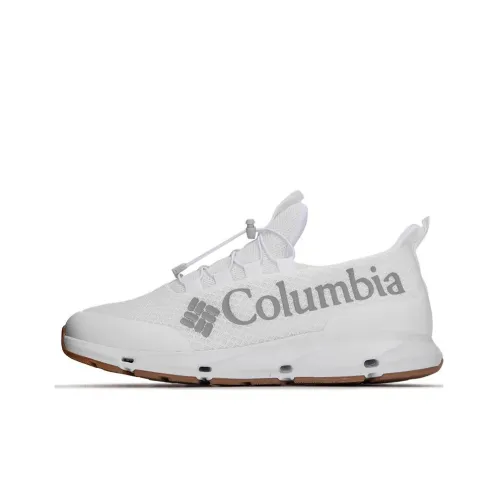 Columbia Slip-resistant Abrasion-resistant Shock Absorbers Low Top Casual Shoes Men's White Колумбия Противоскользящие Устойчивые к износу Амортизаторы Низкий Топ Повседневная Обувь Мужская Белый