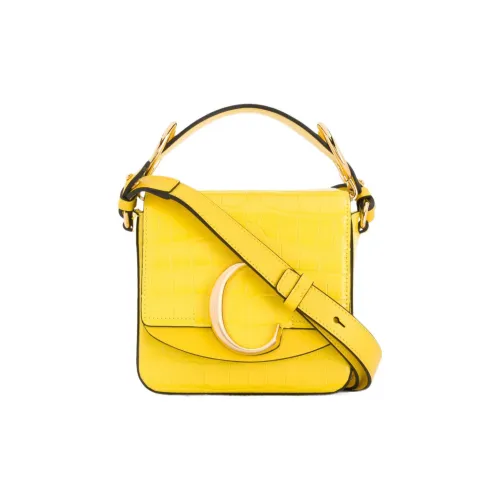 Chloe Сумка через плечо из коровьей кожи мини-сумка женская желтая
