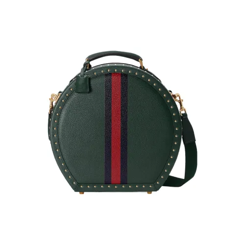 GUCCI Кожа Шапки и Кепки Хранение Коробка Маленькая Женская Зеленая