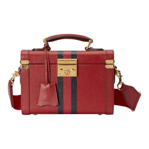 GUCCI Кожа Сумка через плечо Сумка Косметичка Женская Красная